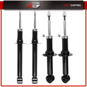 Front Rear Gas Struts Driver & Passenger Shocks for 00-02 Lincoln LS Sedan RWD - Picture 1 of 14