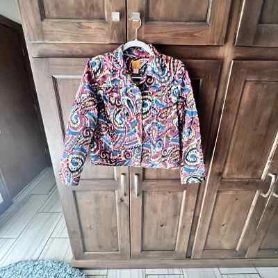 Ruby Rd.-Paisley Print Jacket Size 14 - Image 1 of 4