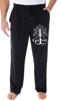 Lord Of The Rings Men's White Tree Of Gondor Lounge Bottoms Pajama Pants - Image 1 of 4