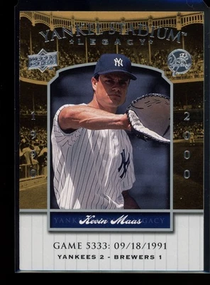 Upper Deck Yankee Stadium Legacy #5333 2008 Kevin Maas Foto 1 de 2