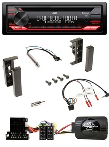 JVC CD DAB USB Bluetooth Lenkrad Autoradio für Audi A2 A3 A4 A6 1999-2000 - Bild 1 von 10