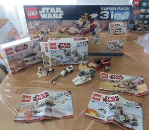 LEGO Star Wars 66368 3 in 1 - 8092 + 8083 + 8084 + OVP gebraucht OHNE FIGUREN - Bild 1 von 2