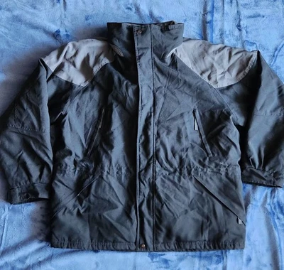 Abrigo para Nieve Maxam Mountain Pato Plumón Pluma Con Capucha Para Hombre Grande Negro Forrado de Vellón Foto 1 de 4