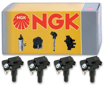 4 pcs NGK Ignition Coil for 2002-2003 Subaru Impreza 2.0L H4 - Spark Plug ag - Image 1 of 4