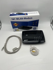 FritzBox 7510 1&1 Edition WLAN Router Gigabit Ethernet schwarz OHNE NETZTEIL OVP - Afbeelding 1 van 6