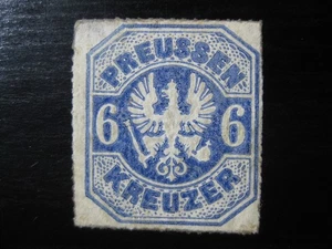 PRUSIA PRUSIA ESTADOS ALEMANES Mi. #25 ¡Escaso sello como nuevo! CV $36,00 - Imagen 1 de 2