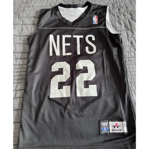 Camiseta deportiva reversible Allison Athletic NBA Brooklyn Nets blanca/negra juvenil M #22 - Imagen 1 de 7