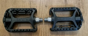 Union Bicycle Pedals (Type 659) (K10490) In Black/Orange (Pair) USED - Picture 1 of 10