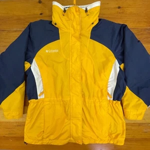 VINTAGE Columbia Damen 3-in-1 Skijacke Bolda Nova blau gelb Large - Bild 1 von 12