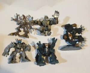 Transformers Robot Heroes Lot Of 5 Jazz, Starscream, Ironhide, Buzzsaw, Blackout - Picture 1 of 7