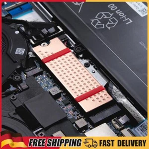 Kupfer-Kühlkörper mit Thermal Silicone Pad Heat Cooler Radiator für M.2 2280 SSD - Bild 1 von 21