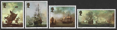 1974 Jersey Sg 115/118 Jersey Artists (2nd series) Marine Paintings MNH - Image 1 of 2