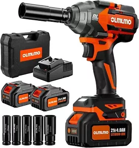 21V Cordless Electric Wrench 1/2 Impact Drill for Car Truck Repair Power Tools - Picture 1 of 8