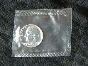 1960 Roosevelt Dime 90% Silver Gem Proof In Original Proof Set Cellophane - Picture 1 of 2