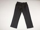 Jos. A. Bank Men's Houndstooth Suit Dress Pants 35 x 30 Dark Brown Black Slacks