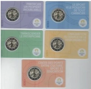 2 euro Francia  2023 - Olimpiadi coin card casuale - Imagen 1 de 1