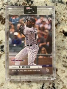 2019 TOPPS NOW PLATINUM MEMBER NL ALL STAR CARD ROCKIES CHARLIE BLACKMON #NL-13 - Picture 1 of 1