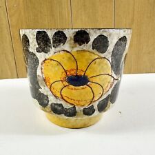 Vintage Planter West Germany Ceramic Flower Floral Boho Mod Retro