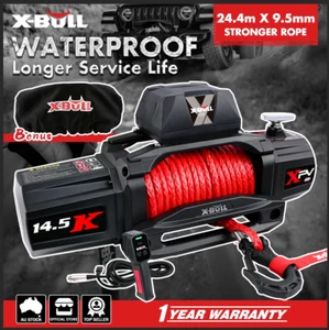 X-BULL Electric Winch 14500LBS 12V Remote Control 4WD 4x4 Offroad 12000lb Car - Picture 1 of 20
