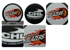 OKLAHOMA CITY BLAZERS CHL VINTAGE OFFICIAL GAME PUCK CENTRAL LEAGUE RARE VINTAGE