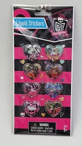 Monster High Liquid Heart Stickers 2010 Mattel NIP New Shaker - Picture 1 of 5