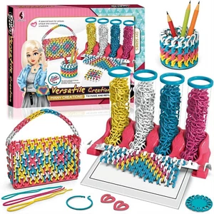 DIY Loom Bänder Set Bunte Gummibänder Kit Armbänder Selber Machen für Mädchen - Bild 1 von 8