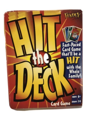 HIT THE DECK Card Game by Fundex 2-6 Players Age 6+ - Image 1 of 2