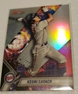 2019 Bowmans Best Keoni Cavaco Refractor Top Prospect Minnesota Twins PWE - Picture 1 of 2
