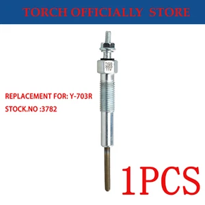 Car Glow Plug Single M4 Threaded Replace for Y-703R Stock.No 3782 For Toyota - Foto 1 di 7