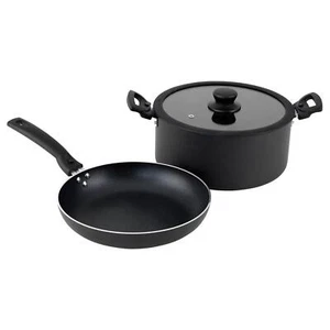 OUTWELL COOK SET CULINARY L CAMPING 5L POT FRYING PAN GLASS SILICON LID STORAGE - Picture 1 of 2