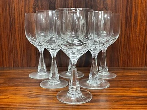 Set of 6 Spode SONATA Pattern 7 1/8” Cut Crystal Water Goblet Glasses - Picture 1 of 7