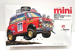 1/20 LS AUSTIN MINI COOPER S MK-II RALLY TIPO #02030 NUOVO RARO KIT MODELLINO PLASTICA - Foto 1 di 2