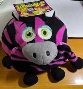 Jay@Play J Animal Wearable Stuffed Animals Full Body Suit Large*New*Purple Zebra - Picture 1 of 3