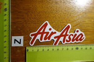 Alter Aufkleber Flugzeug Fluglinie Airline Malaysia AIR ASIA