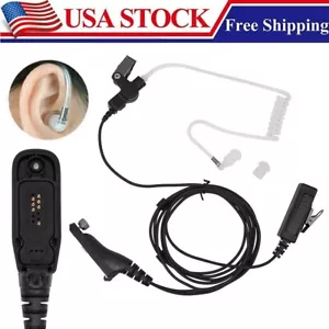 PPT Mic Earpiece For Motorola XPR7350 XPR7550 XPR7580 XPR7350e XPR7550e Radios - Picture 1 of 10