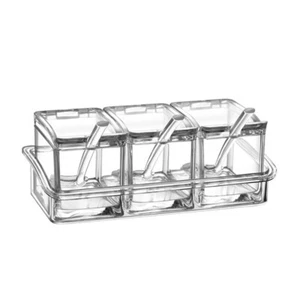 Seasoning Jar Set Newborn Clear Seasonings Spice Pots Containers - Picture 1 of 12