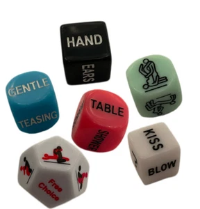 Romantic Sexy Fun Role playing Dice Game For Partners 6 Dice - Picture 1 of 11
