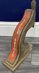 VERY HEAVY BRASS Stella Artois Beer Pump - Man Cave Lager Tap UNUSUAL - Foto 1 di 12