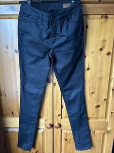 ASOS DESIGN Skinny Chinohose in Schwarz W28, Bein 30, Neu - Bild 1 von 5