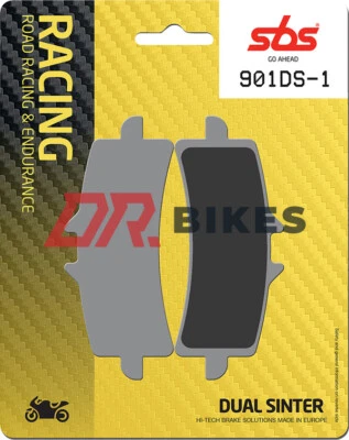 Ducati MONSTER 821 ABS Dark 2014-2016 SBS Dual Sintered Front Brake Pads 900DS-1 - Image 1 of 4