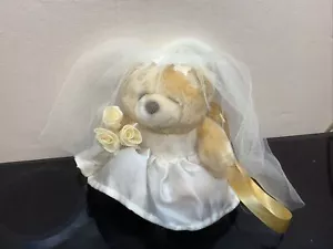 Forever Friends Plush 5 Inch Soft Toy Collectable Wedding Bride & Groom Hanging - Picture 1 of 8