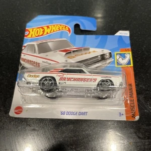 Hot Wheels H4G 142 1968 DODGE DART white with red stripes 2024 - Picture 1 of 3