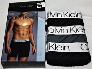 CALVIN KLEIN Boxer Briefs MICROFIBER Mens Underwear 3 Pack 4 Pack Navy Black Red