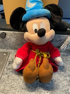 Mickey Mouse Fantasía Hechicero 20"" Peluche Tienda Walt Disney Exclusivo Auténtico - Imagen 1 de 12