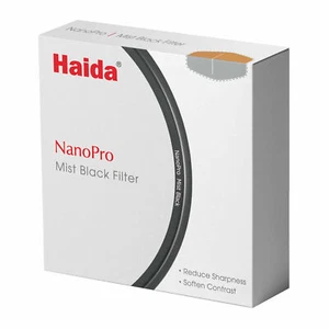 Haida 52/58/62/67/72/77/82mm MC Black Mist 1/8 Filter, one eighth Black Pro Mist - Picture 1 of 6