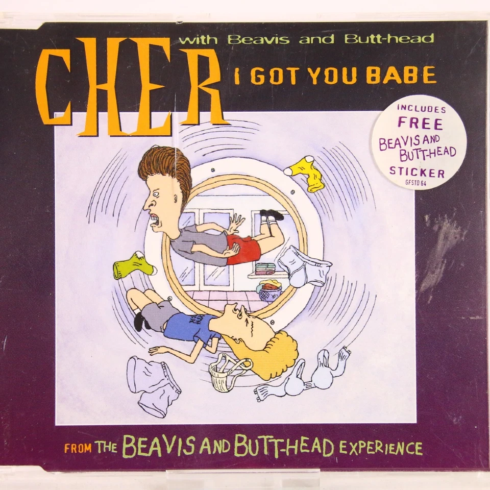 Music Musik MAXI Cher With Beavis And Butt-Head – I Got You Babe Gut - Bild 1 von 1