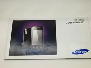 Nowy/stary magazyn angielski Samsung GT-S5230 instrukcja obsługi 3WYSYŁKA W WIELKIEJ BRYTANII - Zdjęcie 1 z 4