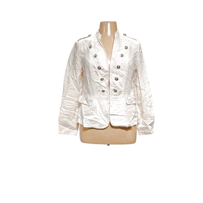 INC International Concepts White Linen Jacket - Image 1 of 4