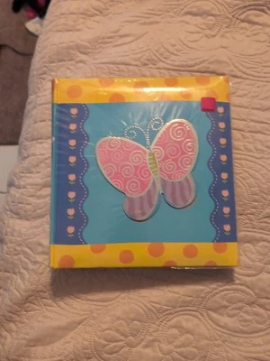 Álbum de notas bidireccionales de diseñador de mariposas apliques 3D de bolsillo Pioneer 200 4X6 Foto 1 de 3