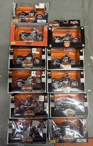 Harley Davidson diecast vintage todavía en caja lote de 11 - Imagen 1 de 23